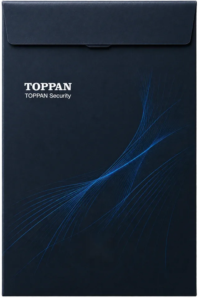 TOPPAN Security secure payment card envelope