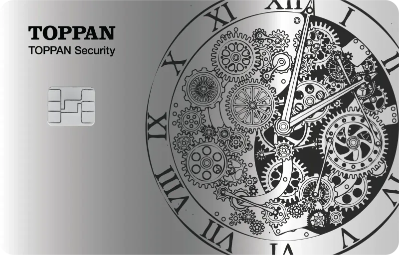 SuperMetal payment card with a distinctive patterned finish