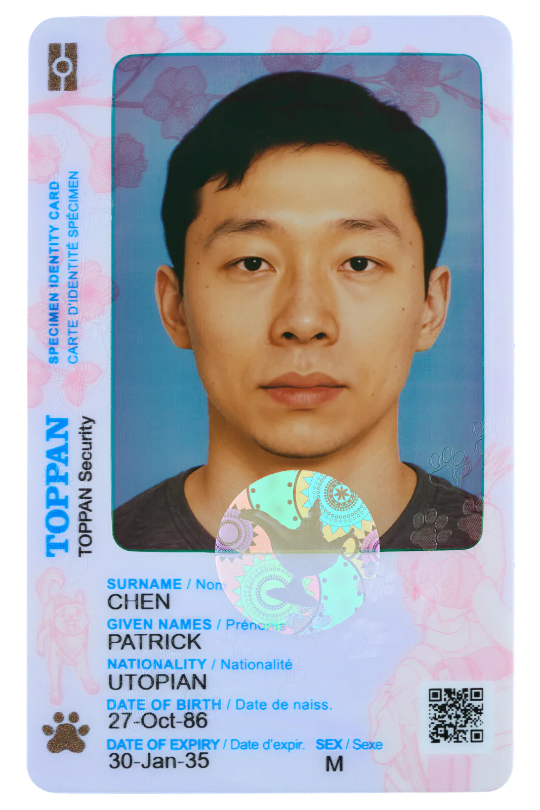 CHROMA document portrait detail