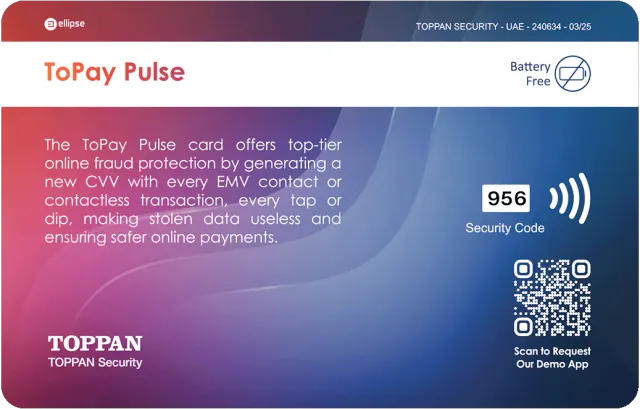 ToPay Pulse payment card